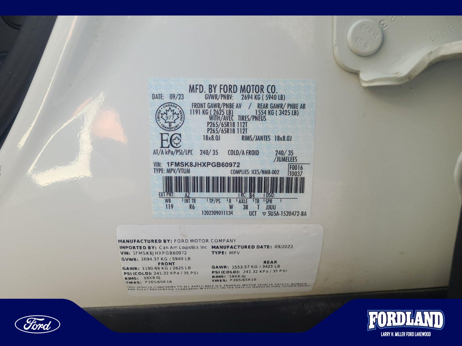 Certified 2023 Ford Explorer Timberline w/ Timberline Technology Package AWD/4WD image 26