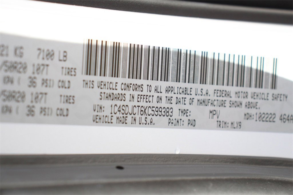 Used 2019 Dodge Durango R/T w/ Technology Group image 32