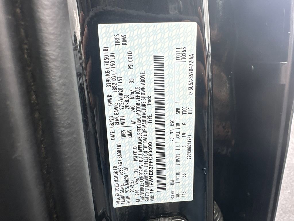 Certified 2023 Ford F150 Platinum w/ Equipment Group 701A High image 19