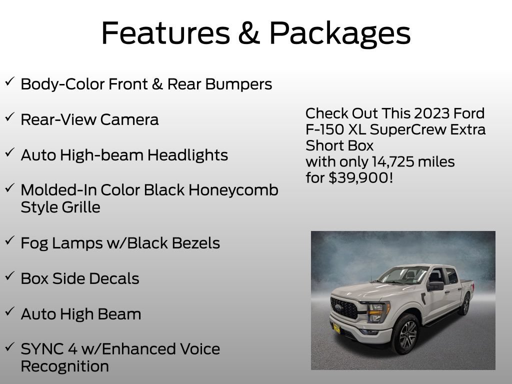Certified 2023 Ford F150 XL w/ STX Appearance Package AWD/4WD image 8