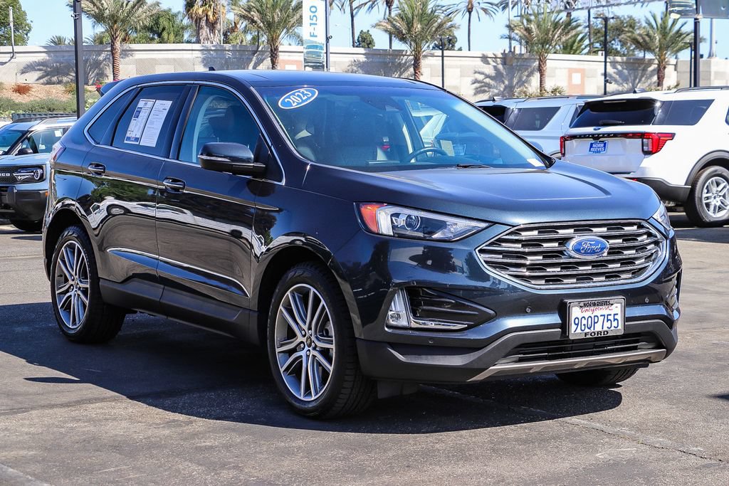 Certified 2023 Ford Edge Titanium w/ Class II Trailer Tow Package AWD/4WD image 3