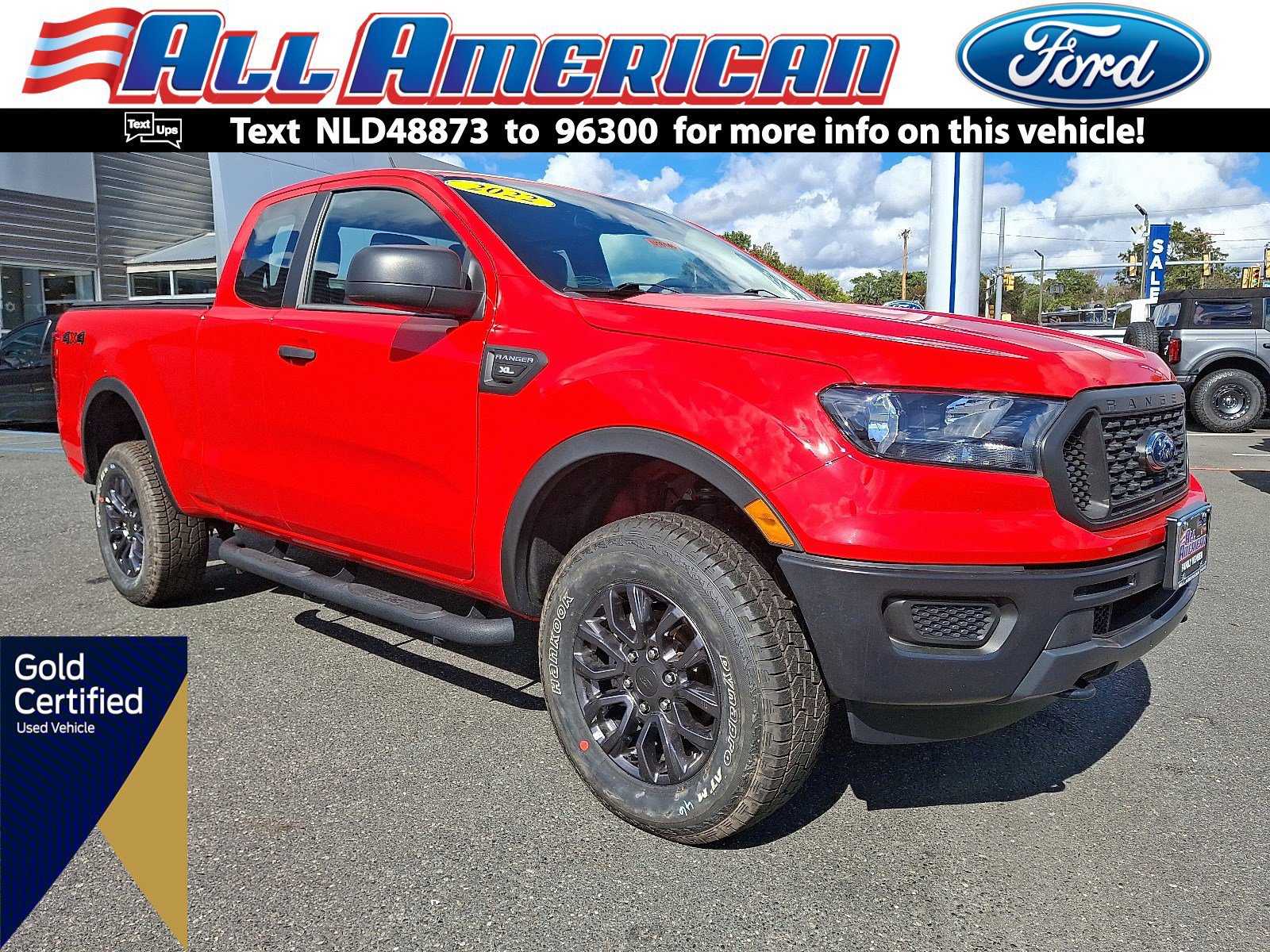 Certified 2022 Ford Ranger XL w/ Equipment Group 101A High