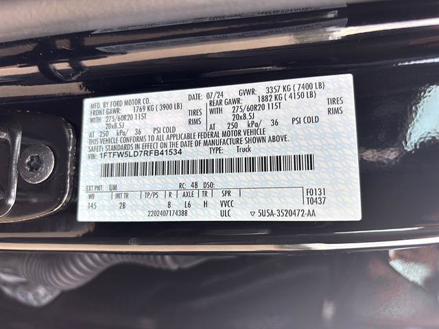 Certified 2024 Ford F150 Lariat w/ Equipment Group 502A High AWD/4WD image 21