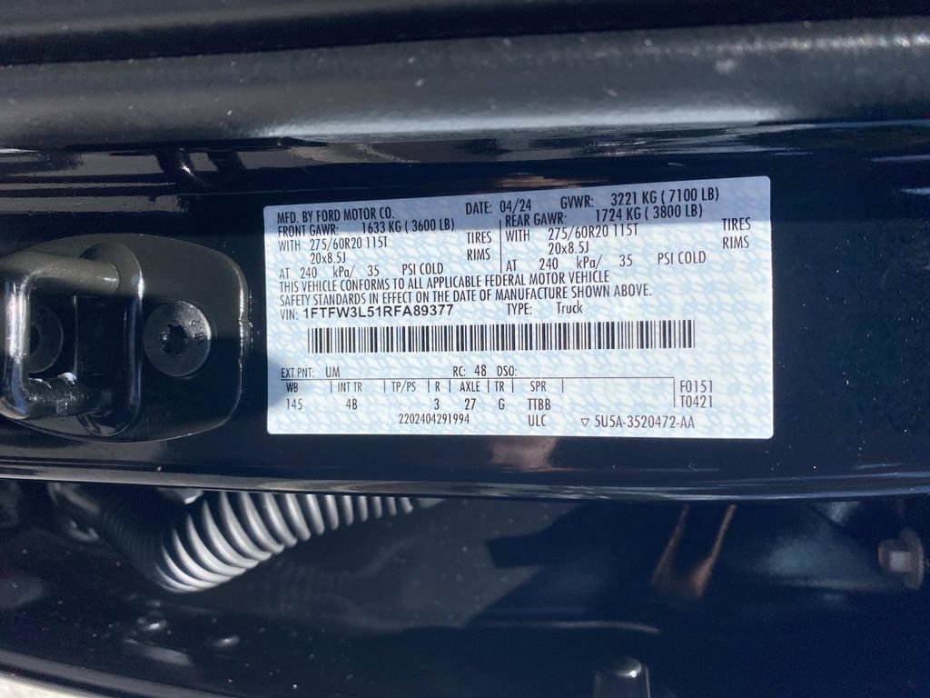 Certified 2024 Ford F150 XLT w/ Equipment Group 303A High AWD/4WD image 22