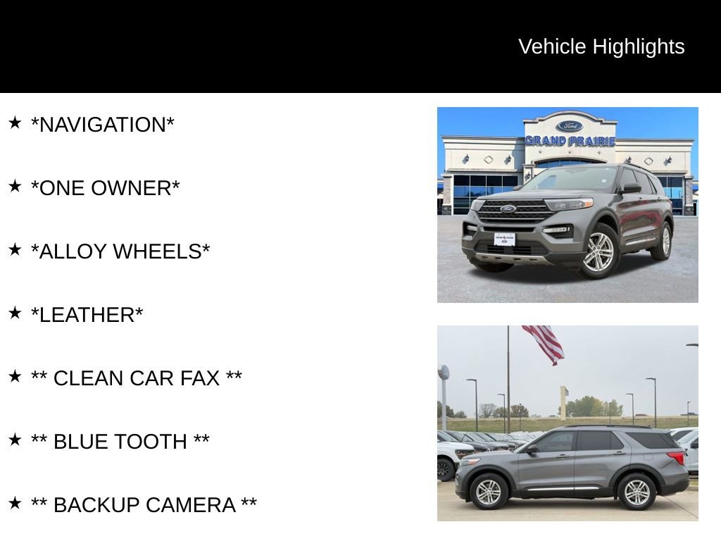 Certified 2022 Ford Explorer XLT w/ Equipment Group 202A image 4