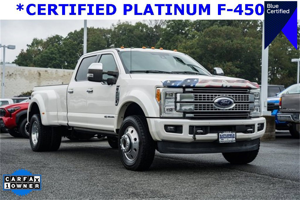 Certified 2017 Ford F450 Platinum w/ Platinum Ultimate Package