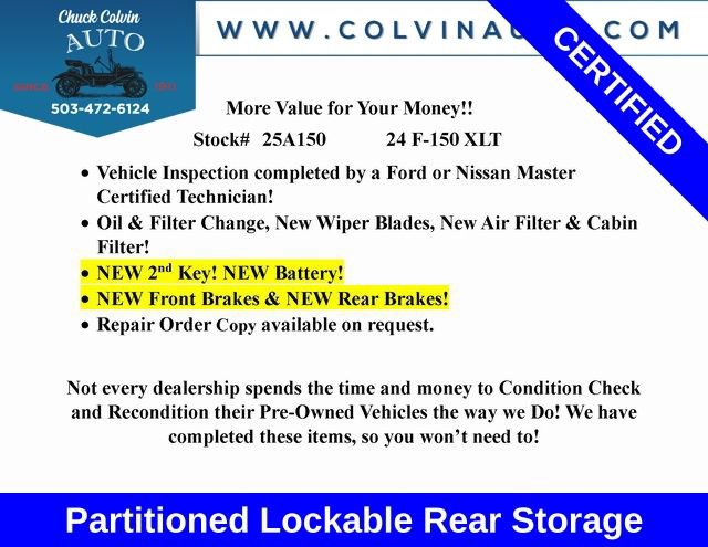 Certified 2024 Ford F150 XLT w/ Mobile Office Package image 6