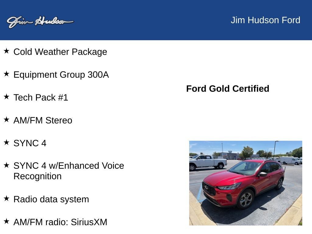 Certified 2025 Ford Escape ST-Line w/ Tech Pack #1 FWD image 11