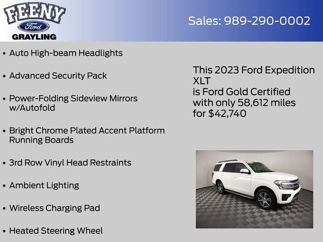 Certified 2023 Ford Expedition XLT image 26