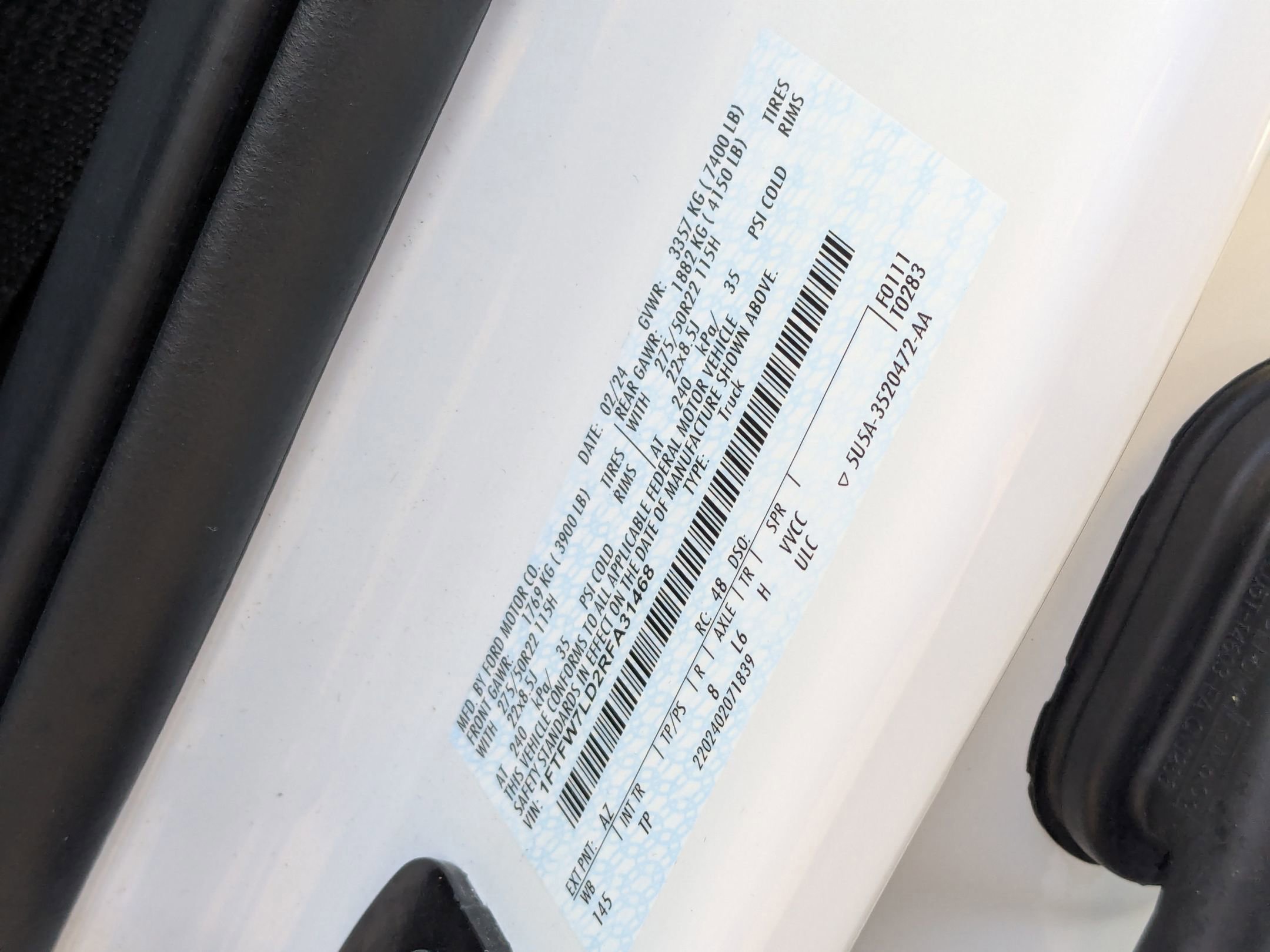 Certified 2024 Ford F150 Platinum w/ Equipment Group 703A Plus image 52