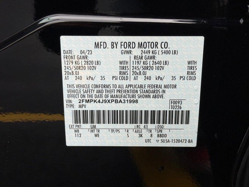 Certified 2023 Ford Edge ST-Line w/ Class II Trailer Tow Package AWD/4WD image 31
