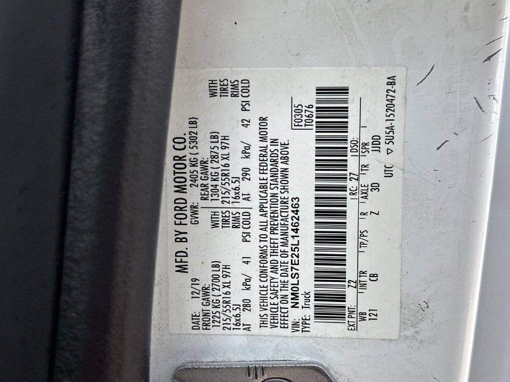 Certified 2020 Ford Transit Connect XL FWD image 35