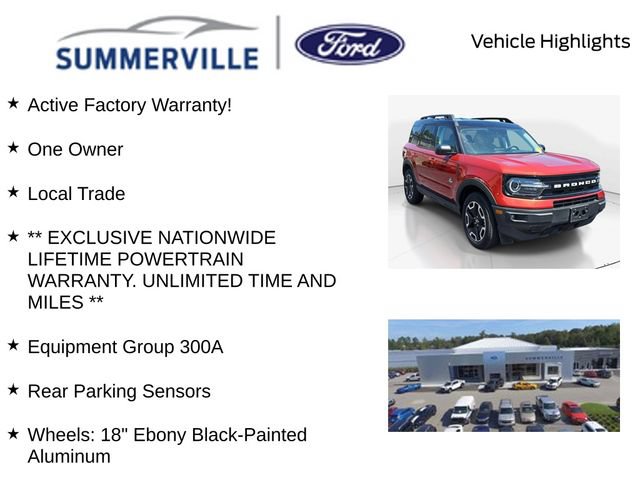 Certified 2024 Ford Bronco Sport Outer Banks AWD/4WD image 2