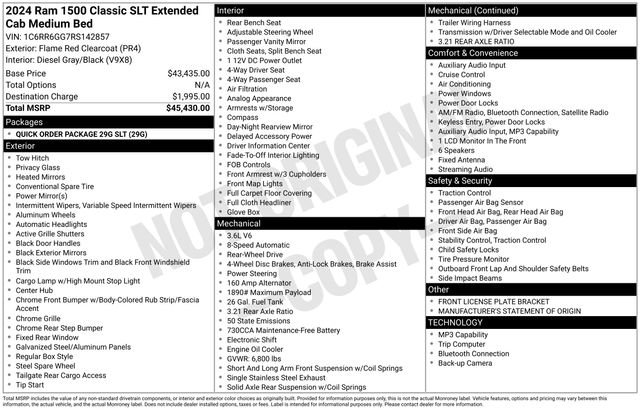 Used 2024 RAM 1500 Classic SLT RWD image 6
