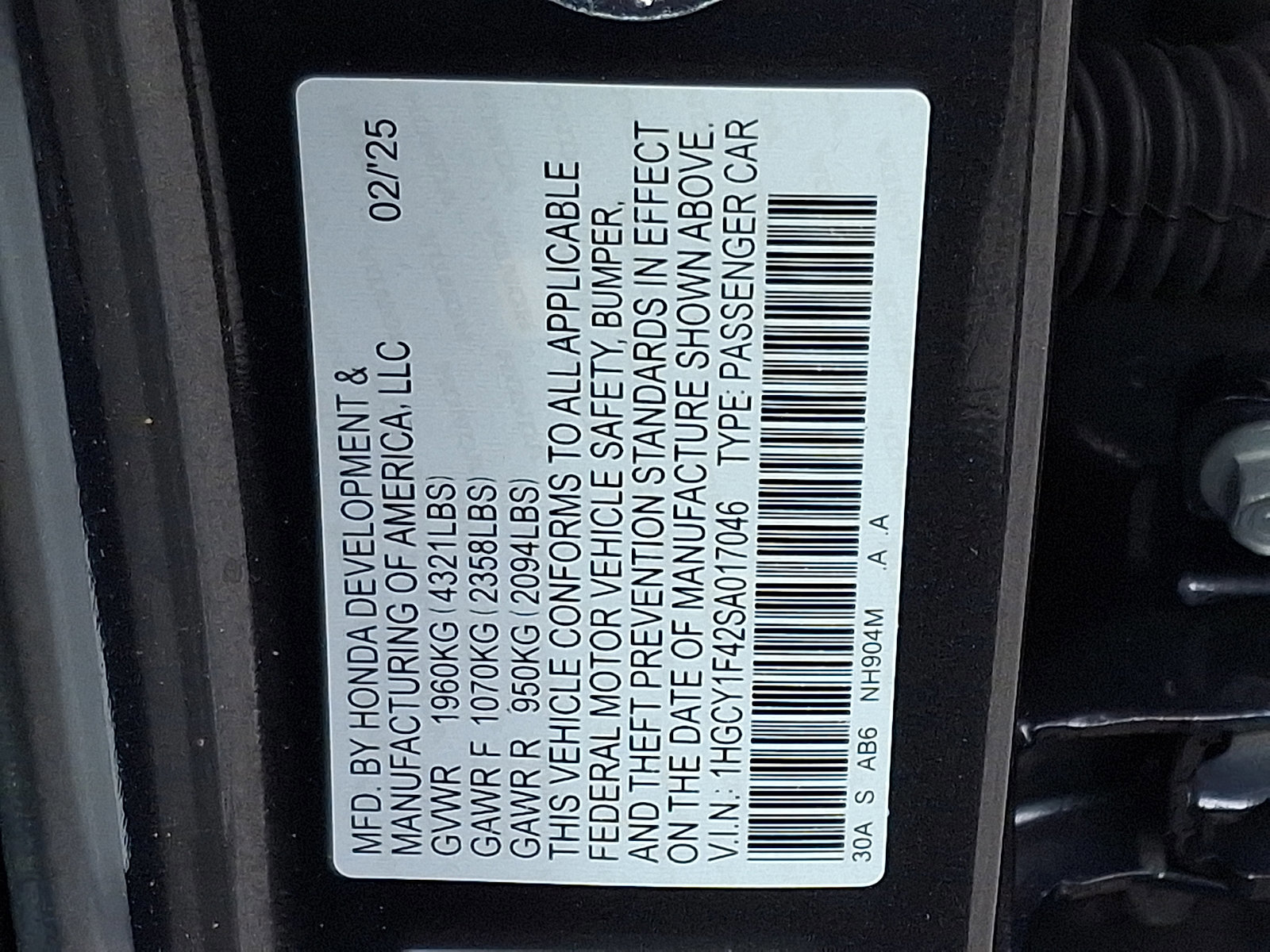 Used 2025 Honda Accord SE image 27