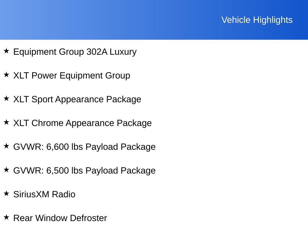 Certified 2020 Ford F150 XLT w/ Equipment Group 302A Luxury AWD/4WD image 7