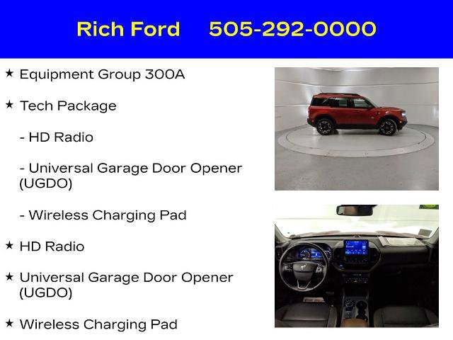 Certified 2023 Ford Bronco Sport Outer Banks w/ Tech Package image 12