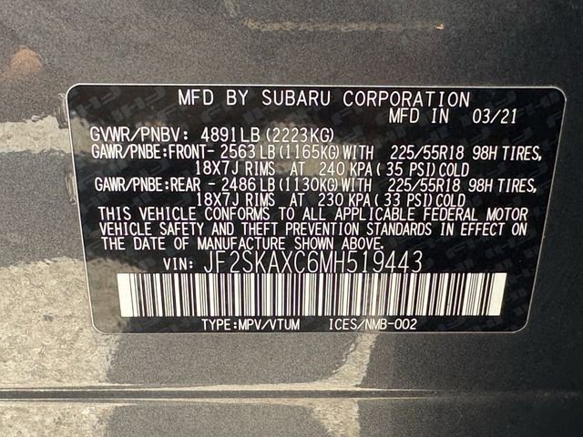 Used 2021 Subaru Forester Touring w/ Popular Package #2 AWD/4WD image 38