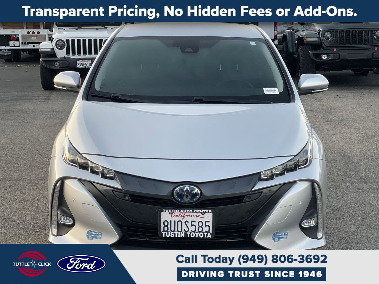 Used 2021 Toyota Prius Prime Limited w/ Carpet Mat Package (TMS) image 2