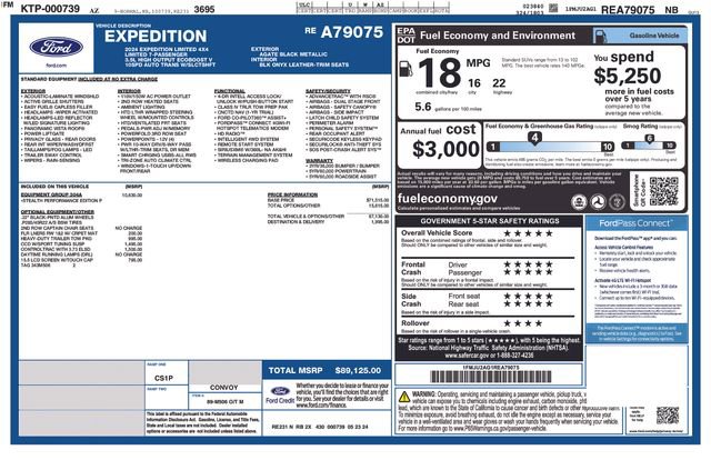 Certified 2024 Ford Expedition Limited AWD/4WD image 45