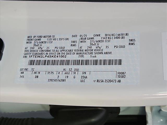 Certified 2025 Ford F150 STX w/ Equipment Group 200A AWD/4WD image 22