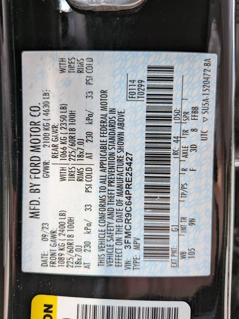Certified 2023 Ford Bronco Sport Outer Banks w/ Tech Package AWD/4WD image 22