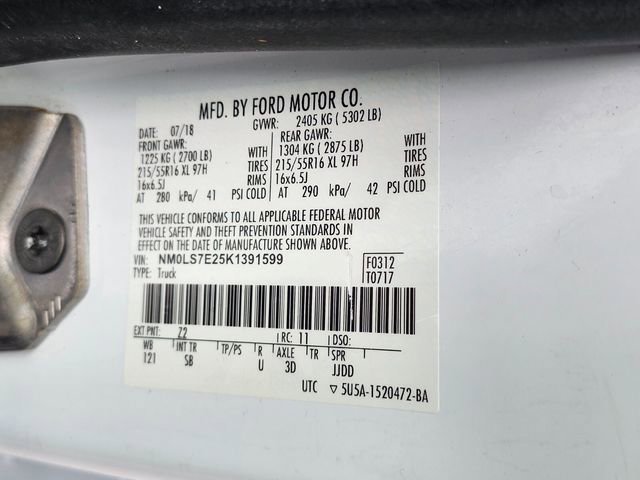 Certified 2019 Ford Transit Connect XL FWD image 30