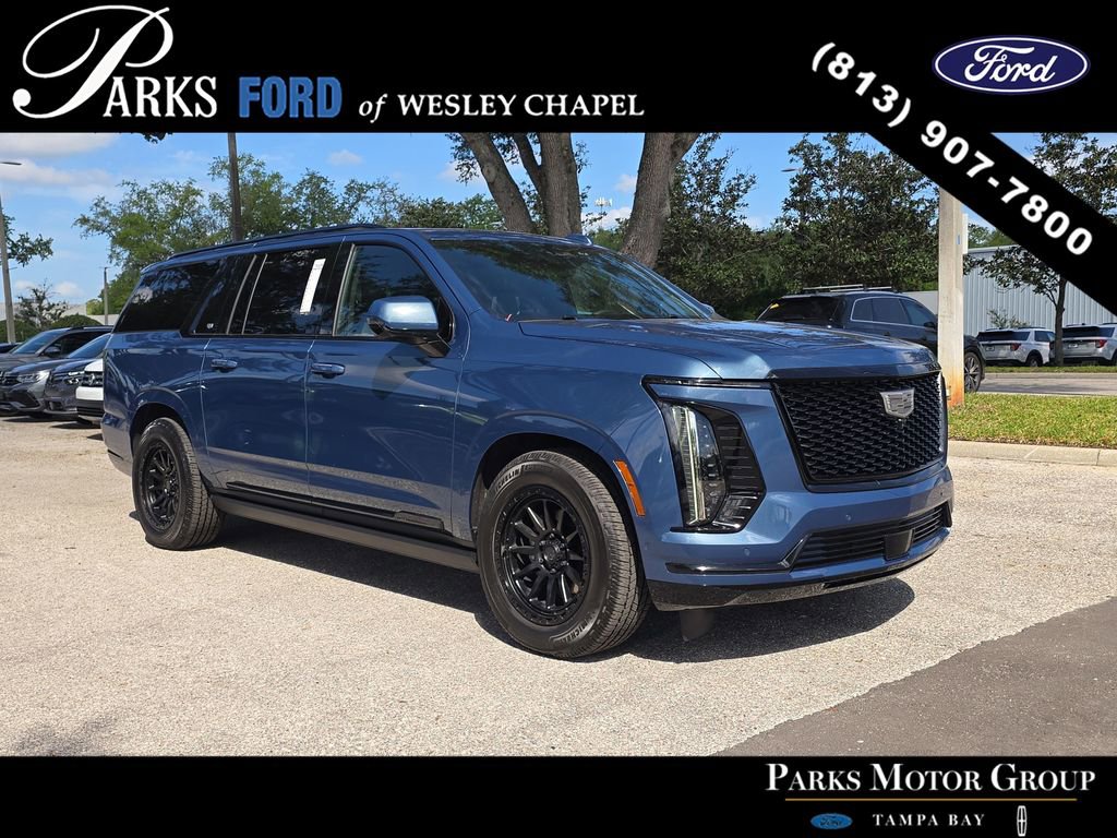Used 2025 Cadillac Escalade ESV Sport Platinum w/ LPO, ONYX Package image 1