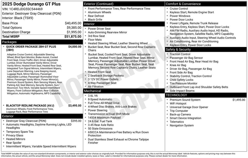 Used 2025 Dodge Durango GT AWD/4WD image 11