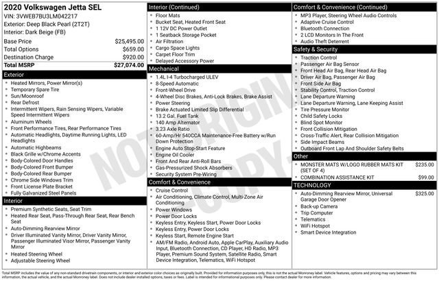 Used 2020 Volkswagen Jetta SEL image 9