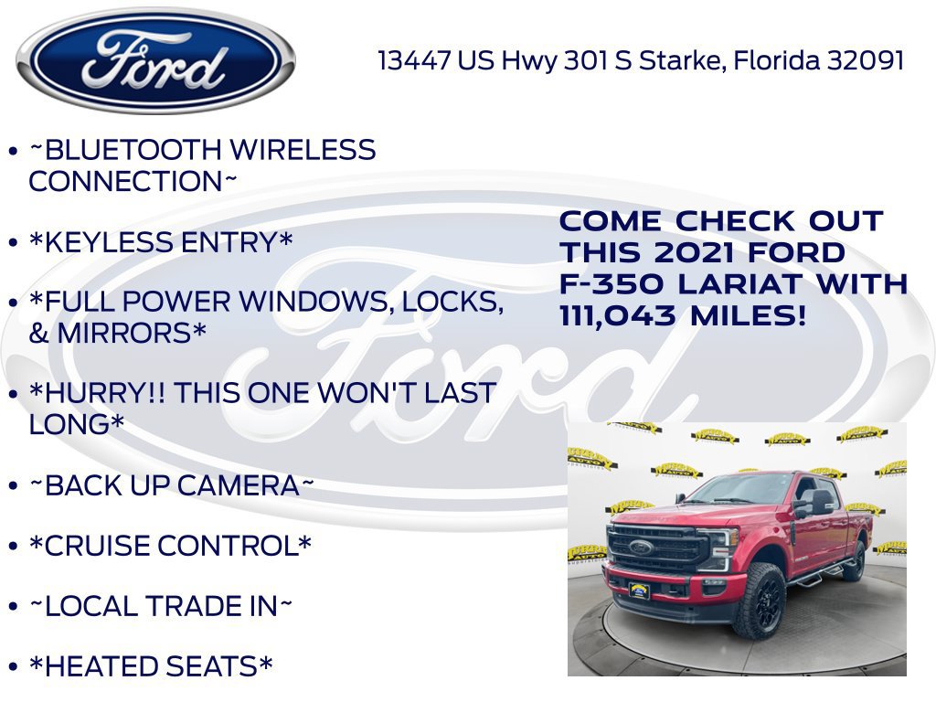 Certified 2021 Ford F350 Lariat AWD/4WD image 12