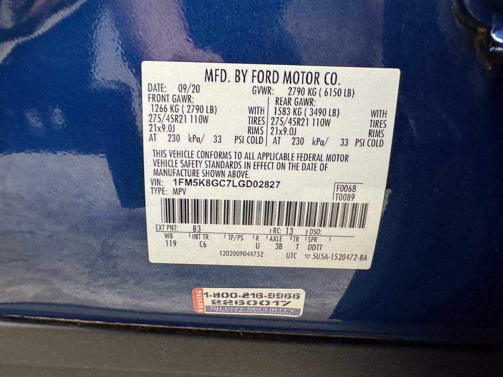 Certified 2020 Ford Explorer ST w/ ST Street Pack AWD/4WD image 31