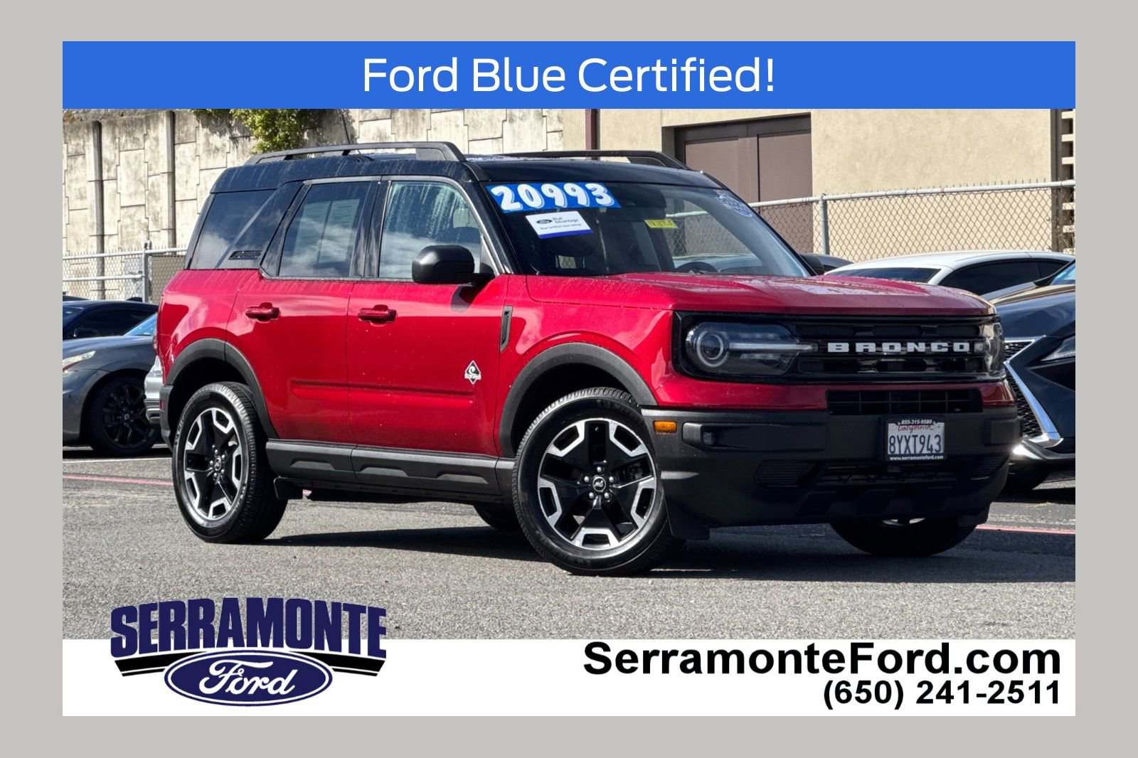 Certified 2021 Ford Bronco Sport Outer Banks w/ Outer Banks Package