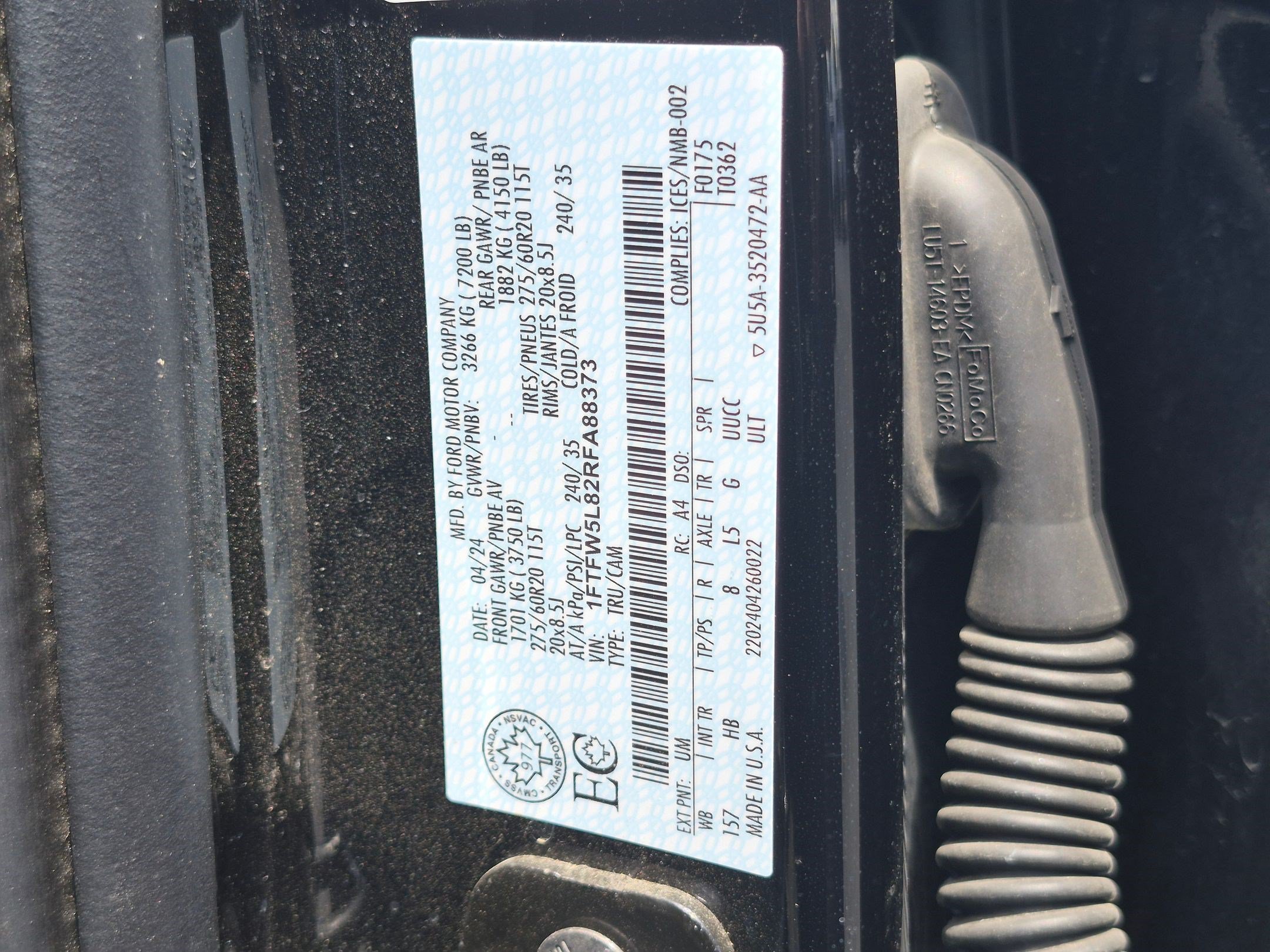 Certified 2024 Ford F150 Lariat w/ Equipment Group 502A High AWD/4WD image 36