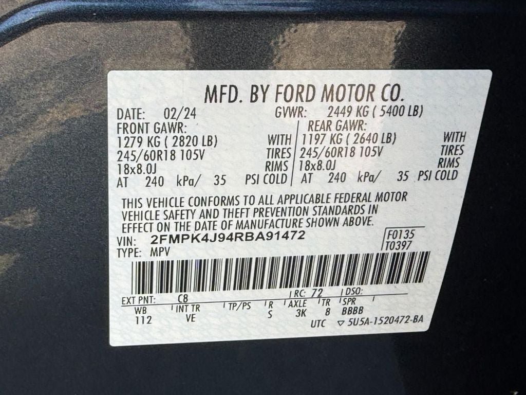 Certified 2024 Ford Edge SEL AWD/4WD image 27