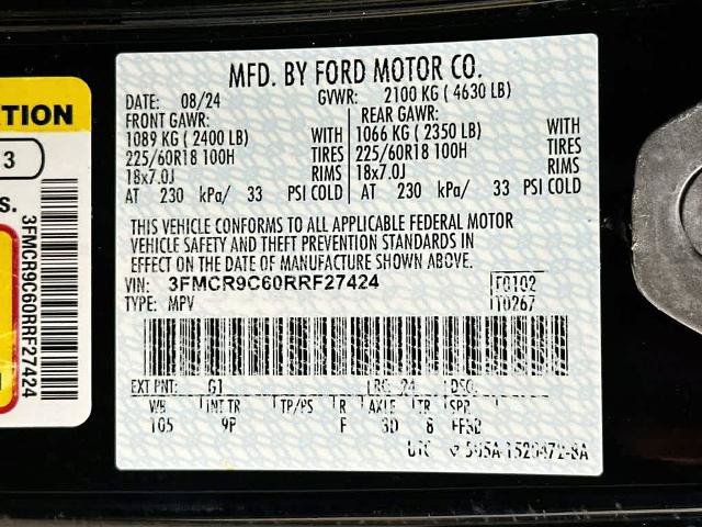 Certified 2024 Ford Bronco Sport Outer Banks w/ Tech Package AWD/4WD image 23