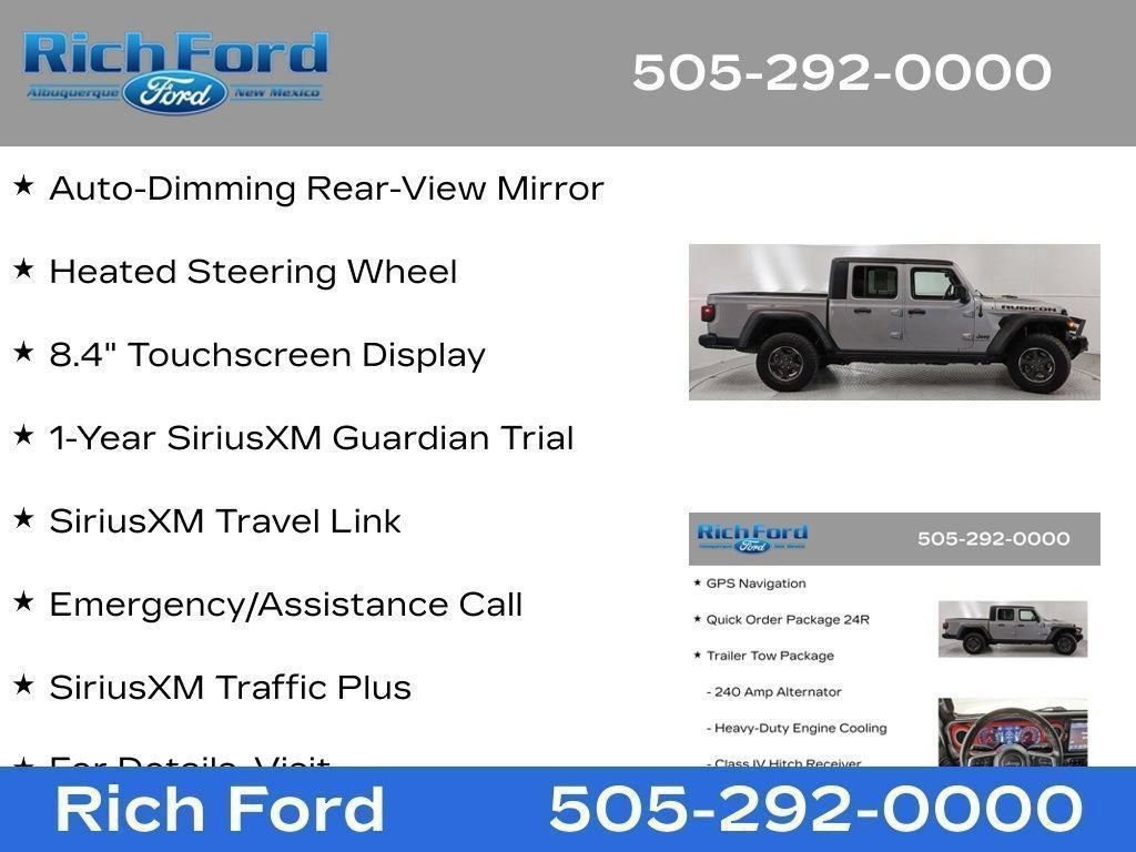 Used 2021 Jeep Gladiator Rubicon AWD/4WD image 72