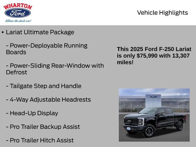 Certified 2025 Ford F250 Lariat w/ Lariat Ultimate Package image 21