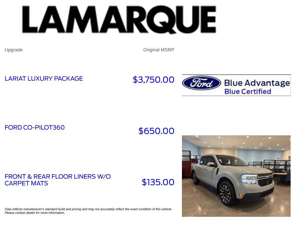 Certified 2022 Ford Maverick Lariat w/ Lariat Luxury Package FWD image 10