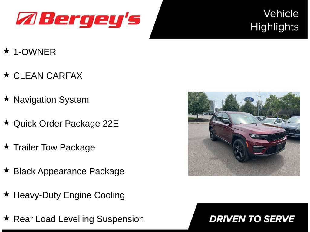 Used 2024 Jeep Grand Cherokee Limited w/ Black Appearance Package AWD/4WD image 5