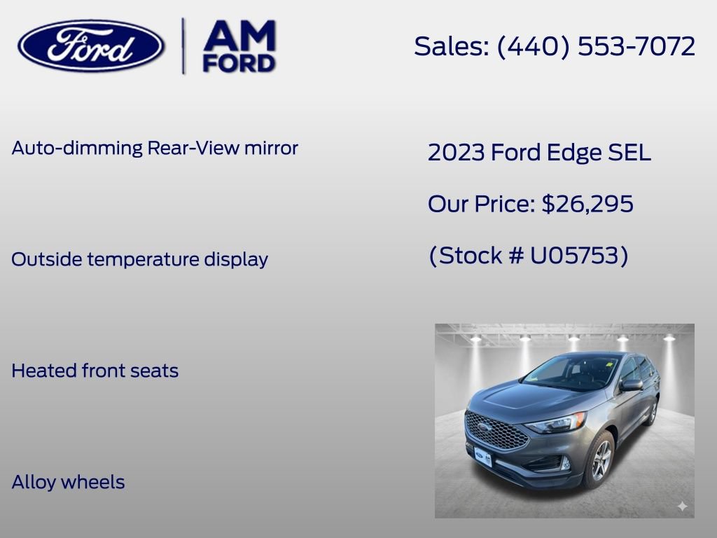 Certified 2023 Ford Edge SEL w/ Convenience Package AWD/4WD image 32