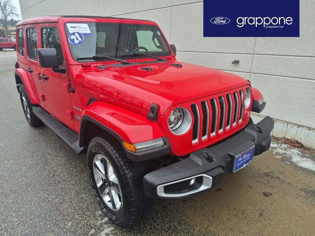Used 2021 Jeep Wrangler Unlimited Sahara AWD/4WD image 1