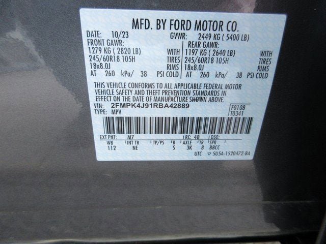 Certified 2024 Ford Edge SEL w/ Sport Appearance Package AWD/4WD image 44