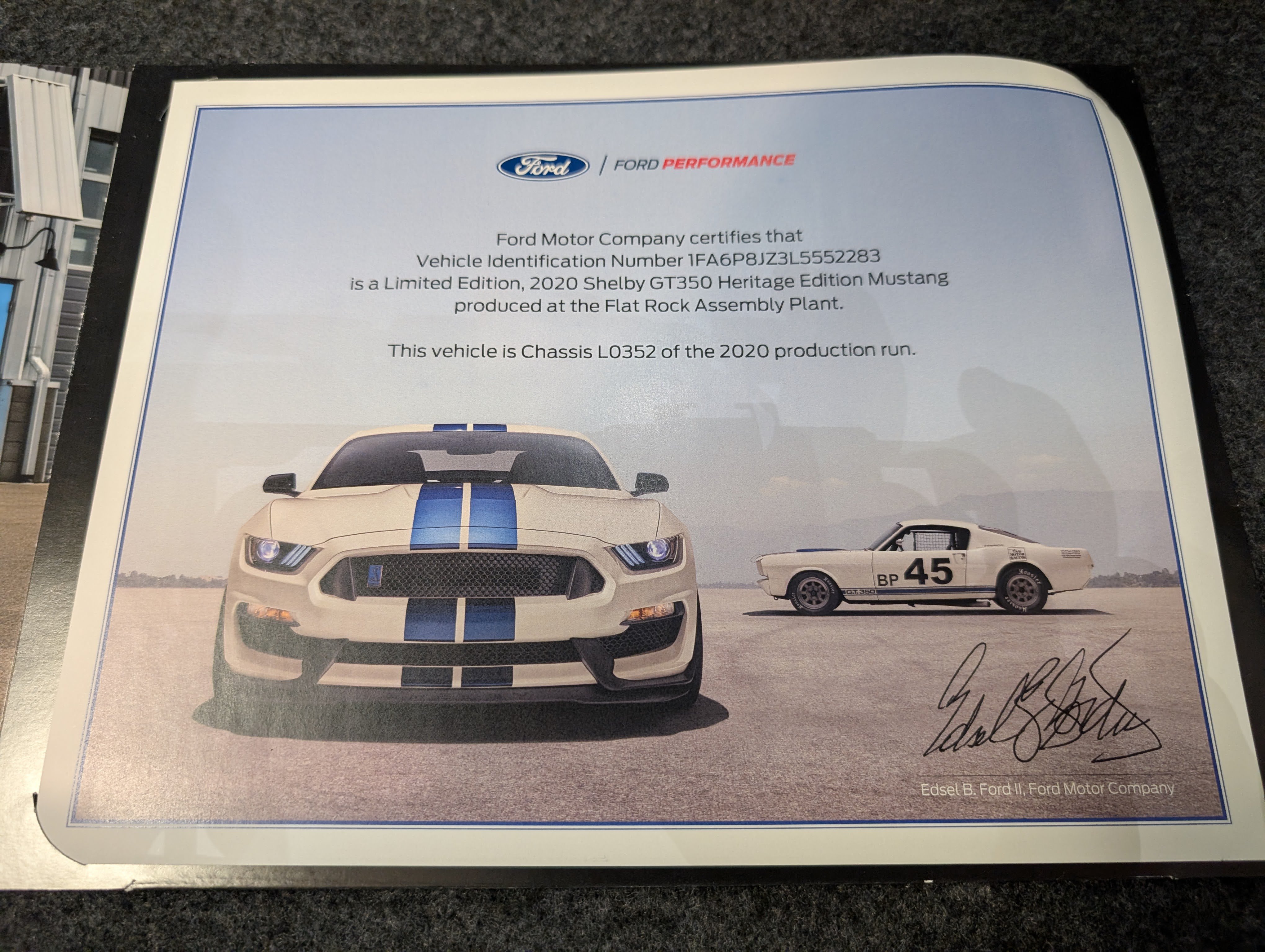 Certified 2020 Ford Mustang Shelby GT350 w/ Technology Package RWD image 35