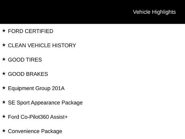 Certified 2021 Ford Escape SE w/ SE Sport Appearance Package AWD/4WD image 3