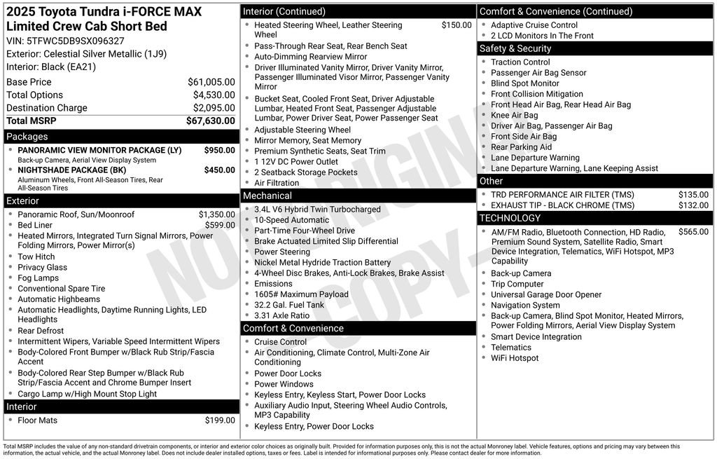 Used 2025 Toyota Tundra Limited image 35