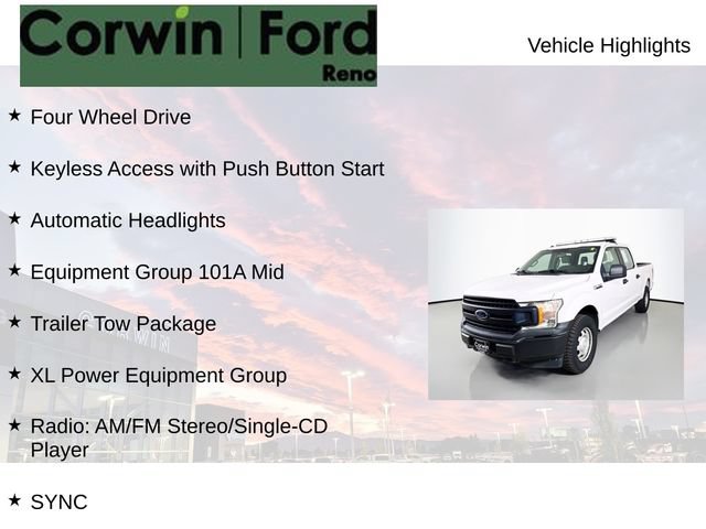 Certified 2018 Ford F150 XL w/ Equipment Group 101A Mid AWD/4WD image 8