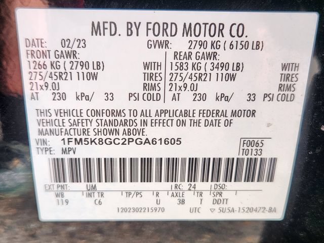 Certified 2023 Ford Explorer ST w/ Equipment Group 401A AWD/4WD image 28