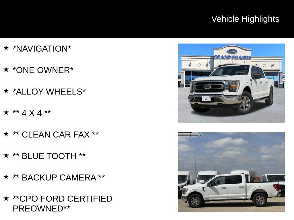 Certified 2022 Ford F150 XLT w/ Equipment Group 302A High image 8