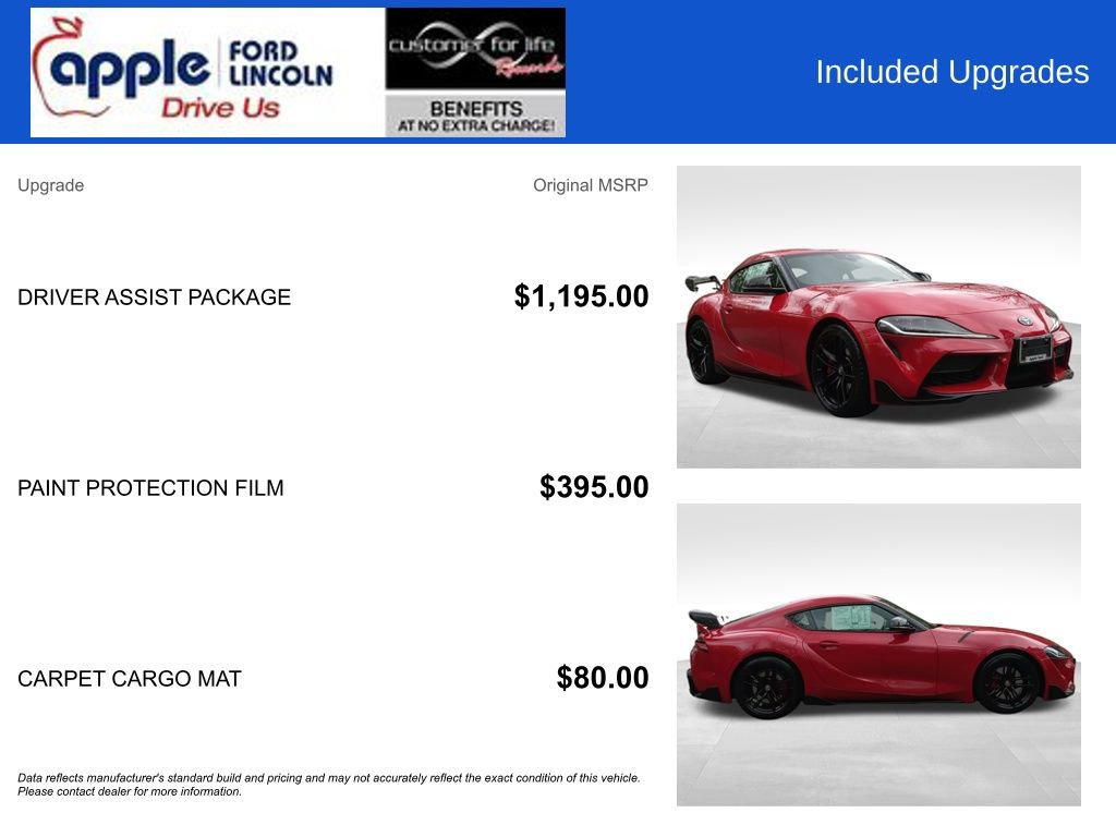 Used 2020 Toyota Supra Launch Edition w/ Driver Assist Package RWD image 4